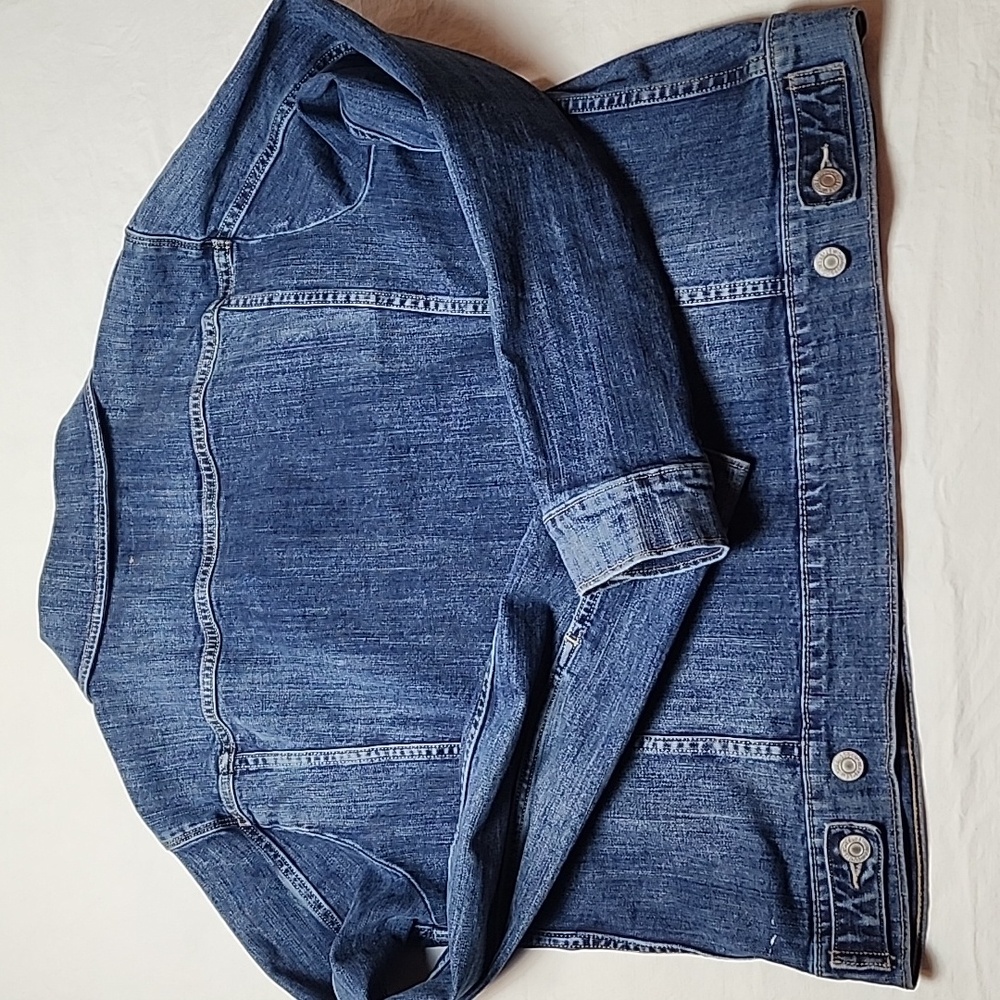 Levi's Denim Trucker Jacket Blue Classic Fit Button Up Jean Jacket XL - Picture 2 of 11